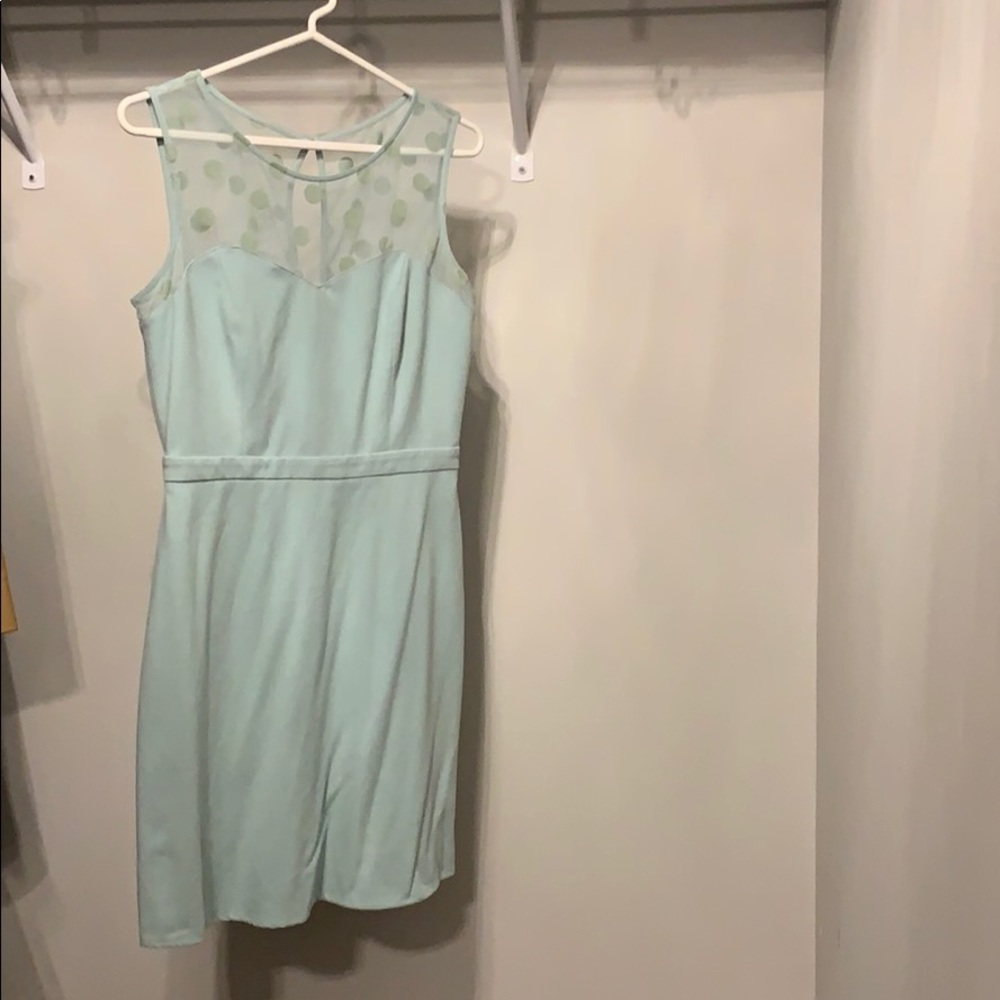 Lauren Conrad mint green cocktail dress